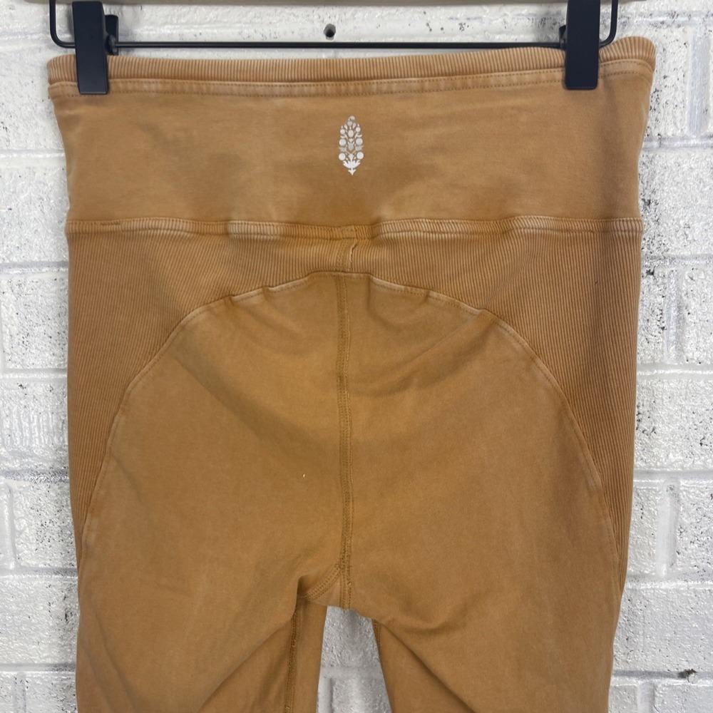 Free People FP Movement Hot Shot Leggings Womens Size S Toasted Coconut Orange - Picture 6 of 16